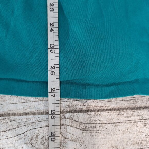 Unbranded Quebec Crest Embroidered Teal T-Shirt – Men’s 22" - Picture 5 of 7